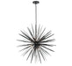 Lib & Co. - 12432-06 - 14 Light Chandelier - Pragma - Metallic black