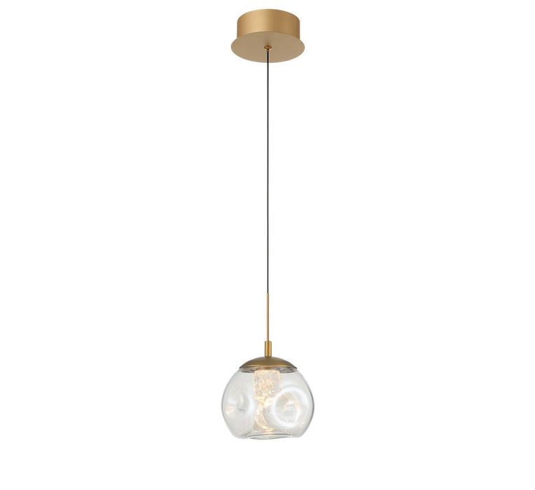 Lib & Co. - 12438-030 - LED Pendant - Camerino - Painted antique brass