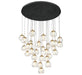 Lib & Co. - 12443-02 - LED Chandelier - Camerino - Matte black
