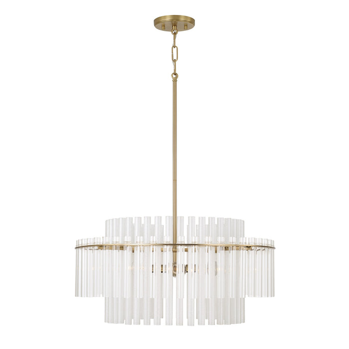 Capital Lighting - 358741AD - Four Light Pendant - Blair - Aged Brass