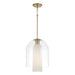 Capital Lighting - 358911AD - One Light Pendant - Liz - Aged Brass