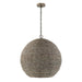 Capital Lighting - 359711AGD - One Light Pendant - Morada - Aegean Grey and Dark Brass