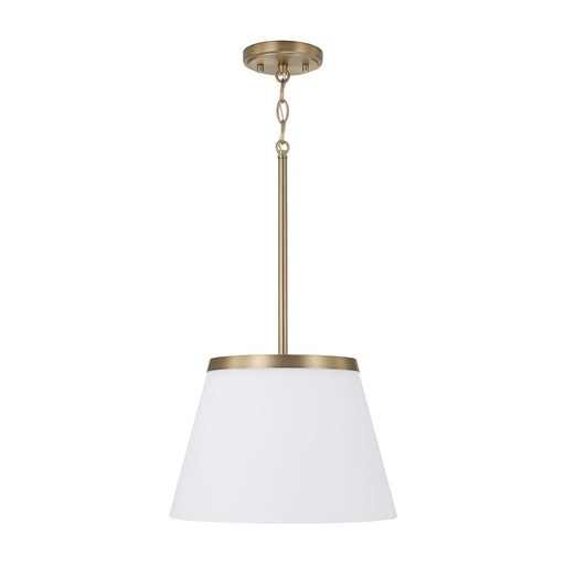 Capital Lighting - 361011AD - One Light Pendant - Drake - Aged Brass
