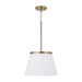 Capital Lighting - 361011AD - One Light Pendant - Drake - Aged Brass