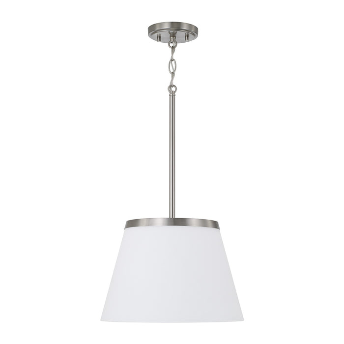 Capital Lighting - 361011BN - One Light Pendant - Drake - Brushed Nickel