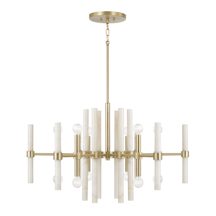 Capital Lighting - 458001MA - 12 Light Chandelier - Marlow - Matte Brass