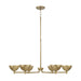 Capital Lighting - 458561FT - LED Chandelier - Francesca - Feathered Brass