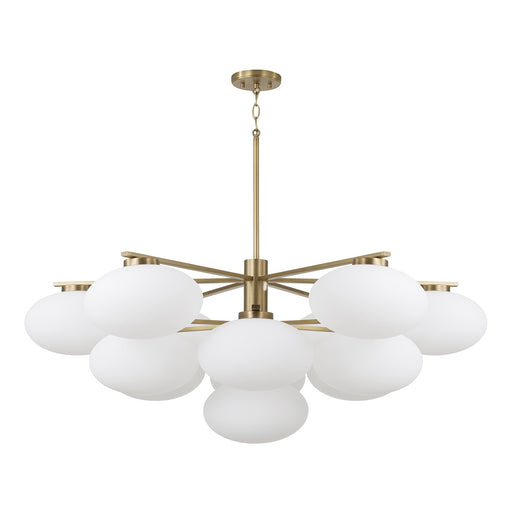 Soren 13 Light Chandelier Aged Brass