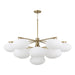Capital Lighting - 460501AD - 13 Light Chandelier - Soren - Aged Brass