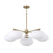 Capital Lighting - 460561AD - Six Light Chandelier - Soren - Aged Brass