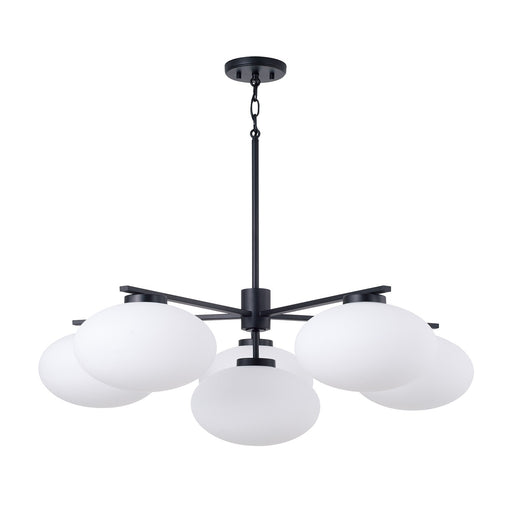 Soren Six Light Chandelier Matte Black