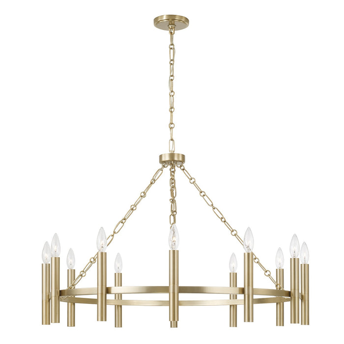 Capital Lighting - 462001MA - 12 Light Chandelier - Winton - Matte Brass