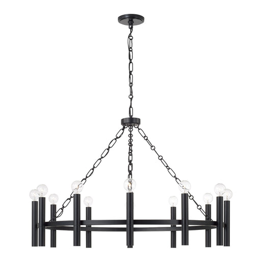 Winton 12 Light Chandelier Matte Black