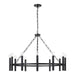 Capital Lighting - 462001MB - 12 Light Chandelier - Winton - Matte Black