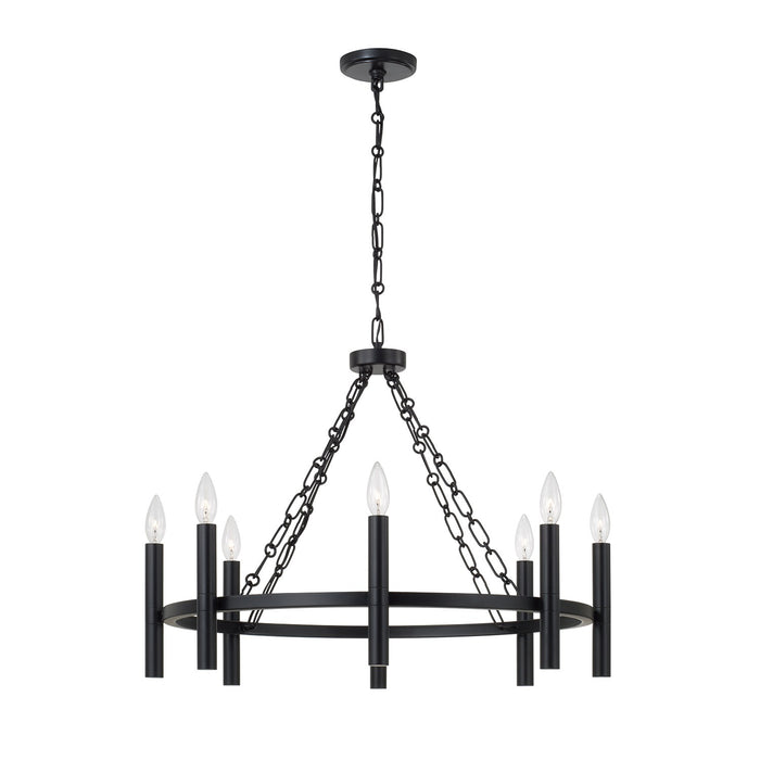 Capital Lighting - 462081MB - Eight Light Chandelier - Winton - Matte Black