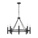 Capital Lighting - 462081MB - Eight Light Chandelier - Winton - Matte Black