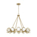 Capital Lighting - 462101GF - 12 Light Chandelier - Flora - Buffed Gold