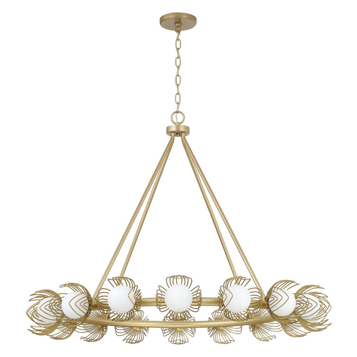 Capital Lighting - 462102GF - 16 Light Chandelier - Flora - Buffed Gold