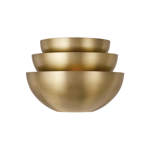 Gia Two Light Wall Sconce Aged Brass