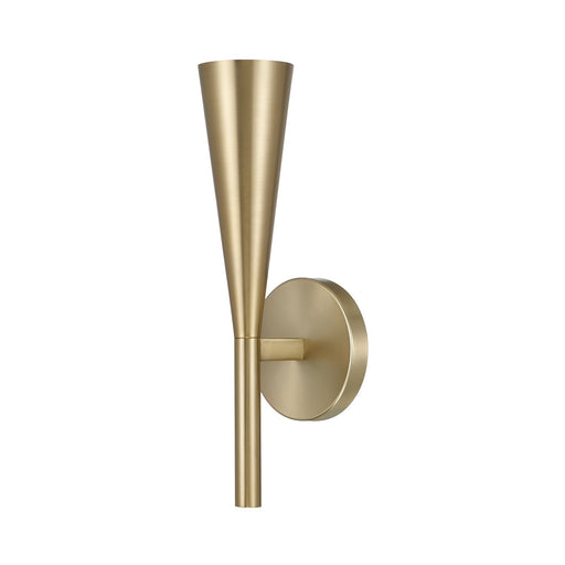 Levi One Light Wall Sconce Matte Brass
