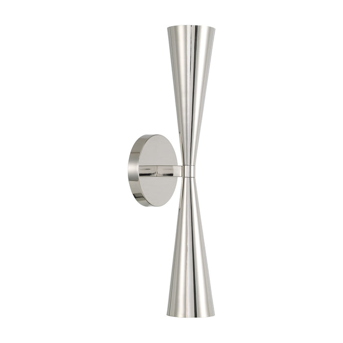 Capital Lighting - 659621PN - Two Light Wall Sconce - Levi - Polished Nickel