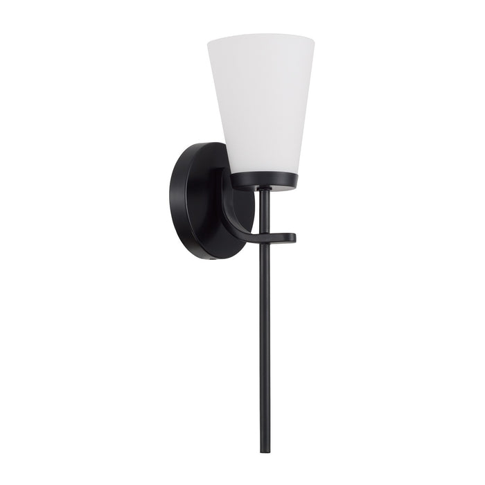 Capital Lighting - 661011MB-660 - One Light Wall Sconce - Drake - Matte Black