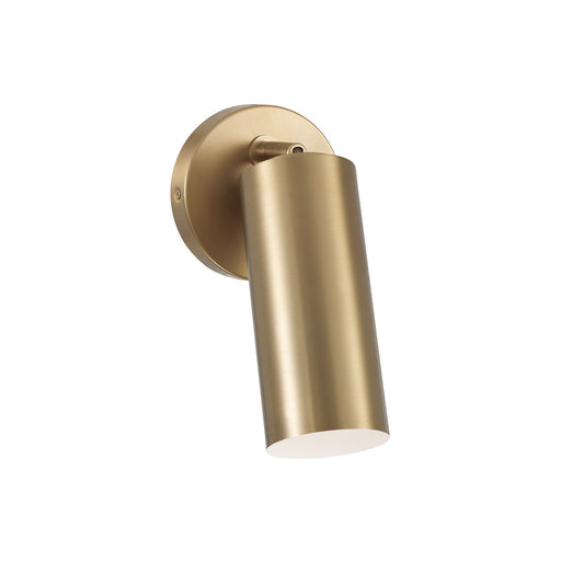 Robbie One Light Wall Sconce Aged Brass