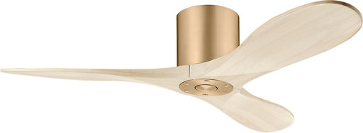 Visual Comfort Fan - 3MAVHSM44BBSWWO - 44" Ceiling Fan - Maverick - Burnished Brass