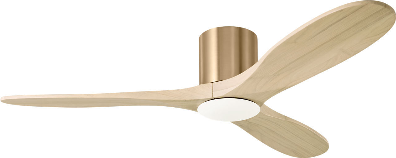Visual Comfort Fan - 3MAVHSM52BBSWWOD - 52" Ceiling Fan - Maverick - Burnished Brass