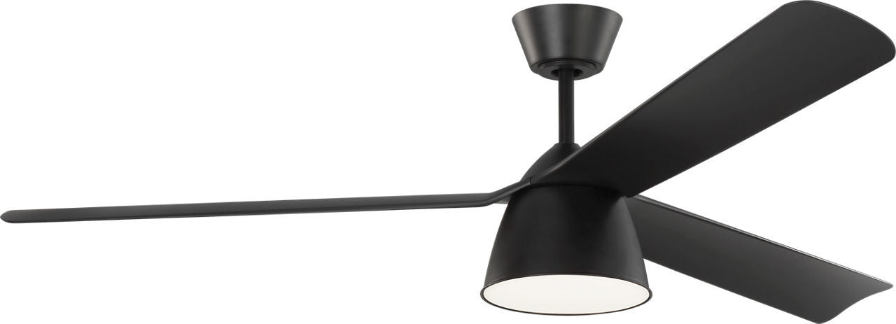 Visual Comfort Fan - 3STUSM60MBKD - 60" Ceiling Fan - Studio - Midnight Black