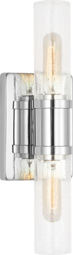 Keaton Two Light Vanity Chrome/Chrome