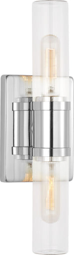 Keaton Two Light Vanity Chrome/Chrome