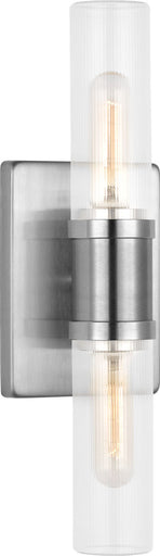Keaton Two Light Vanity Brushed Nickel/Brushed Nickel
