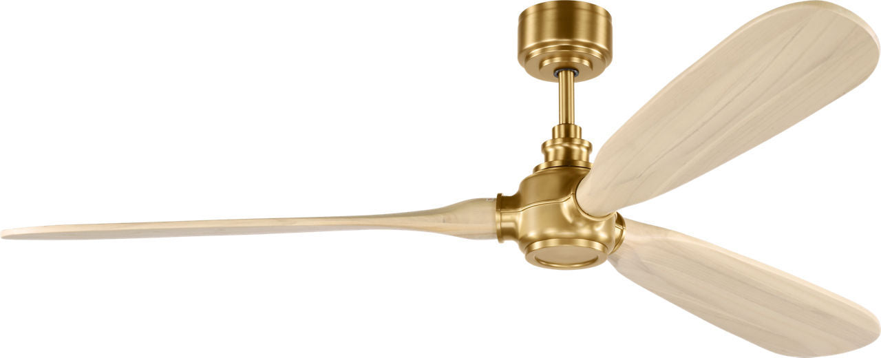 Visual Comfort Fan - 3VALSM60BBSWWO - 60" Ceiling Fan - Valiant - Burnished Brass