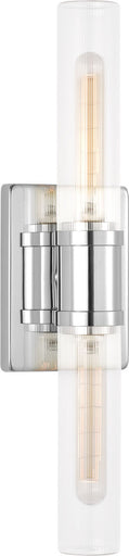 Keaton Two Light Vanity Chrome/Chrome
