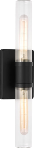 Keaton Two Light Vanity Midnight Black/Midnight Black