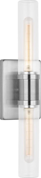 Visual Comfort Studio - 4565002CF-962 - Two Light Vanity - Keaton - Brushed Nickel/Brushed Nickel