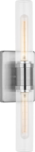 Keaton Two Light Vanity Brushed Nickel/Brushed Nickel