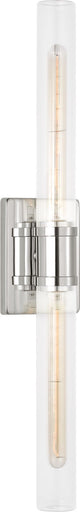 Keaton Two Light Vanity Chrome/Chrome