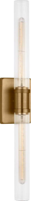 Visual Comfort Studio - 4665002CF-848 - Two Light Vanity - Keaton - Satin Brass/Satin Brass