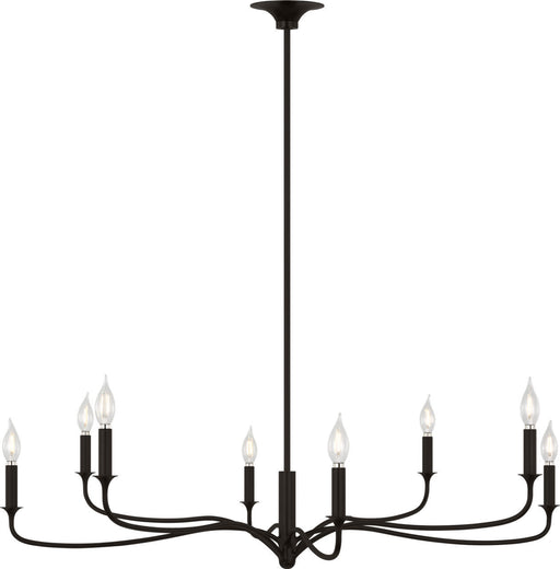 Visual Comfort Studio - AC1218AI - Eight Light Chandelier - Chatsworth - Aged Iroged Iron