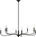 Visual Comfort Studio - AC1218AI - Eight Light Chandelier - Chatsworth - Aged Iroged Iron