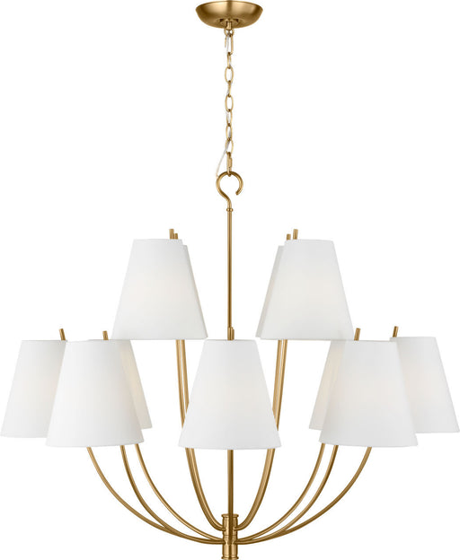 Visual Comfort Studio - CC18412BBS - 12 Light Chandelier - Marina - Burnished Brass/Burnished Brass