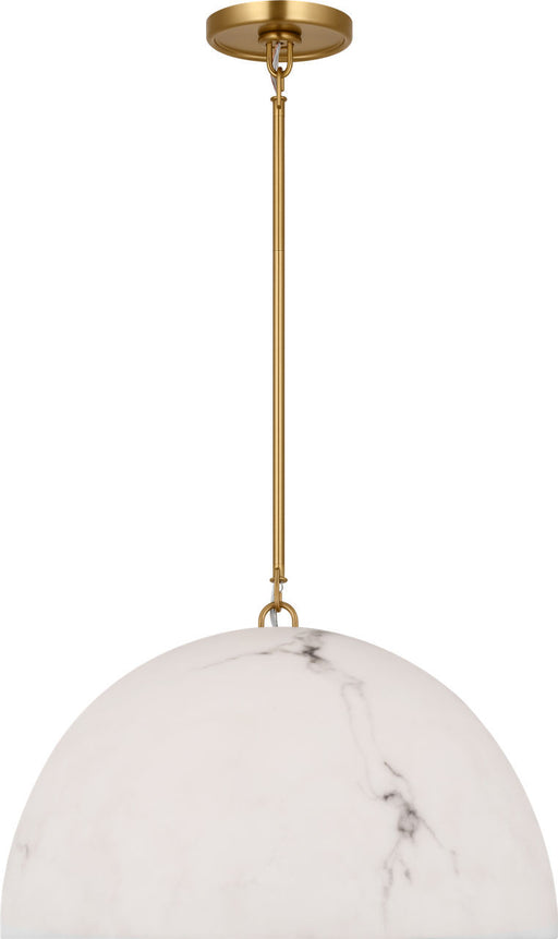 Visual Comfort Studio - CP1481BBS - One Light Pendant - Savina - Burnished Brass/Burnished Brass