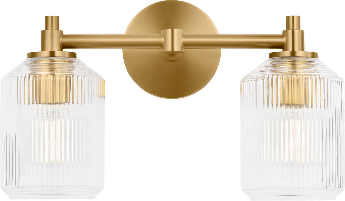 Visual Comfort Studio - CV1092BBS - Two Light Bath - Barstow - Burnished Brass/Burnished Brass