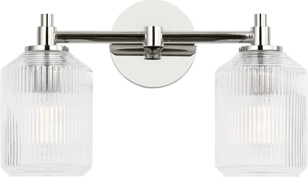 Visual Comfort Studio - CV1092PN - Two Light Bath - Barstow - Polished Nickel/Polished Nickel