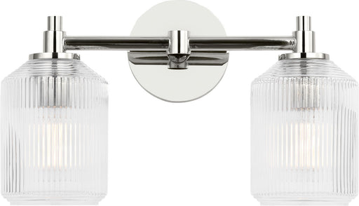 Barstow Two Light Bath Polished Nickel/Polished Nickel