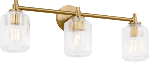 Barstow Three Light Bath Burnished Brass/Burnished Brass