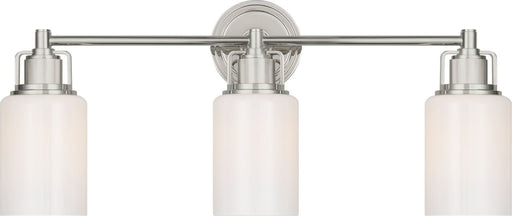Ashford Three Light Bath Polished Nickel/Polished Nickel