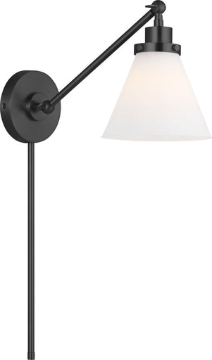 Wellfleet One Light Wall Sconce Midnight Black/Midnight Black